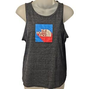 The North Face Women's Graphic Tank Top Dark Gray Sz. M